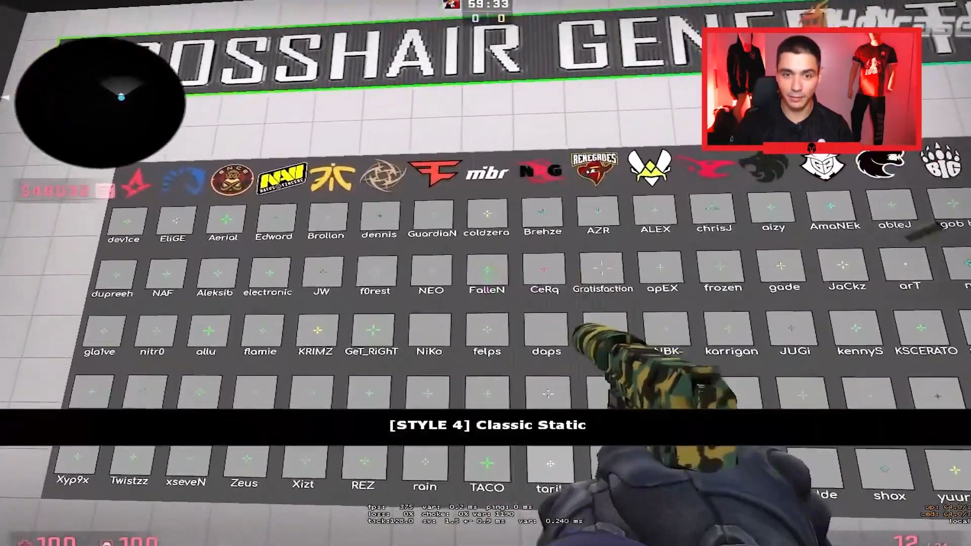 #3 CS:GO Tipy: Jak správně nastavit crosshair nebo HUD?