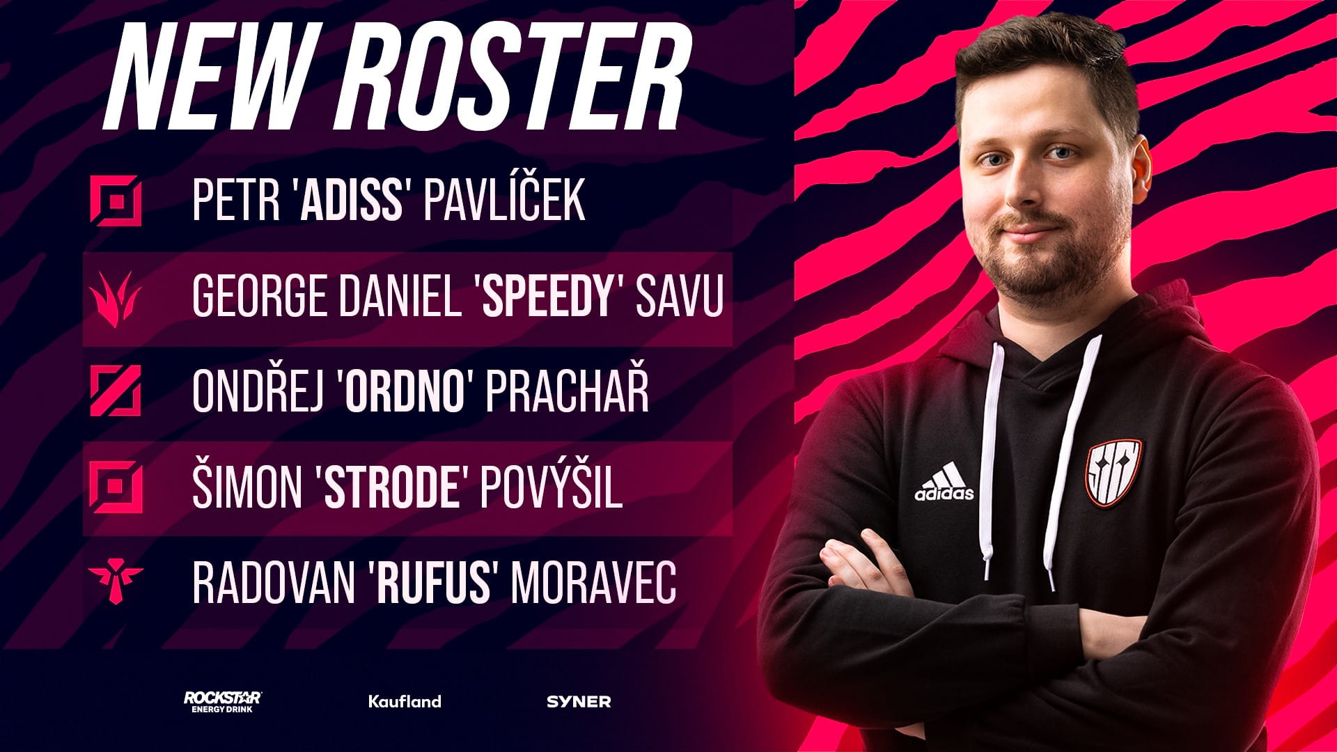 SINNERS potvrdili LoLkařskou sestavu, ze zahraničí přichází Adiss a Rufus