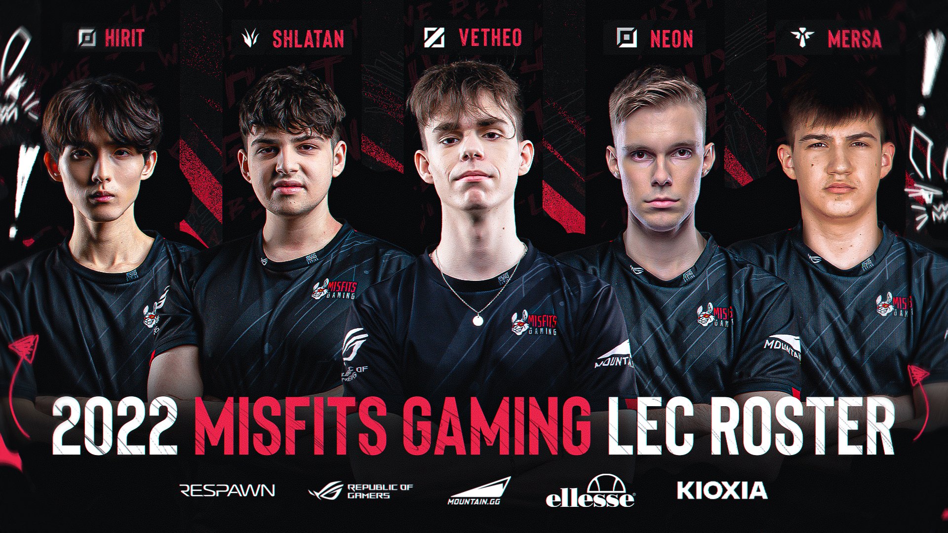 Misfits LEC roster je na světě, součástí týmu je slovenské ADC Neon