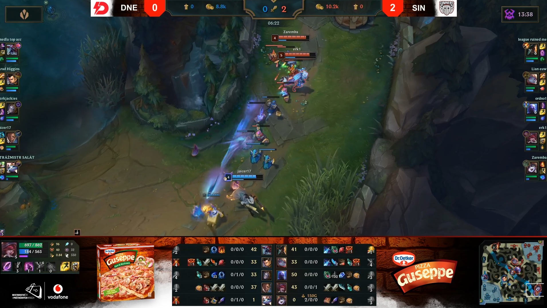 Vítězem MČR 2021 v LoL je tým SINNERS. Ve finále porazil 3:1 Dynamo Eclot