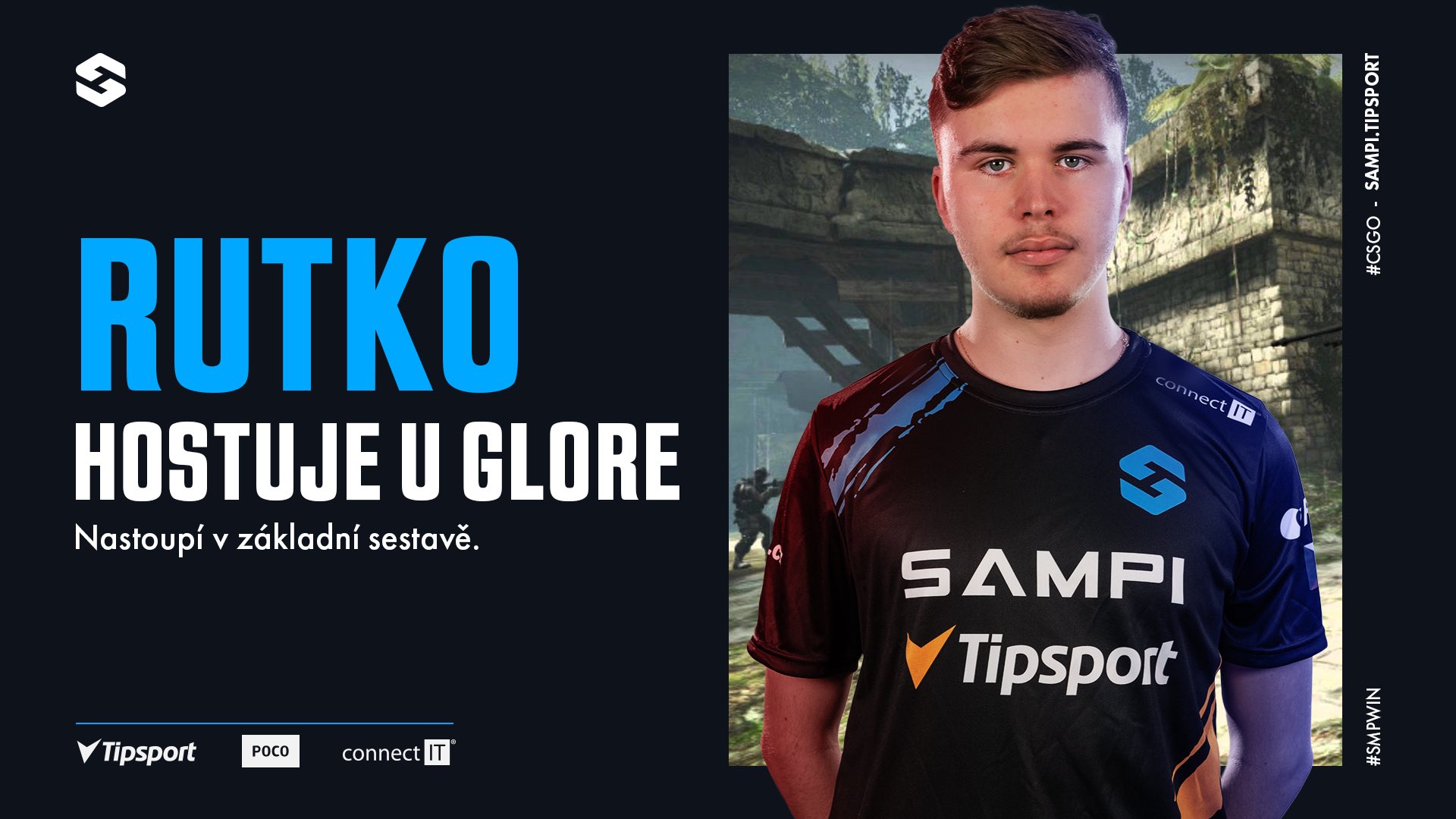 Hráč Sampi míří hostovat do Glore, kteří představili kompletní CS:GO soupisku