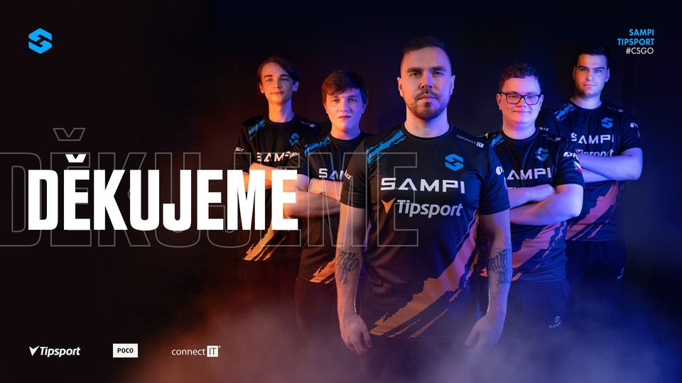 Sampi se zbavují kompletní CS:GO soupisky