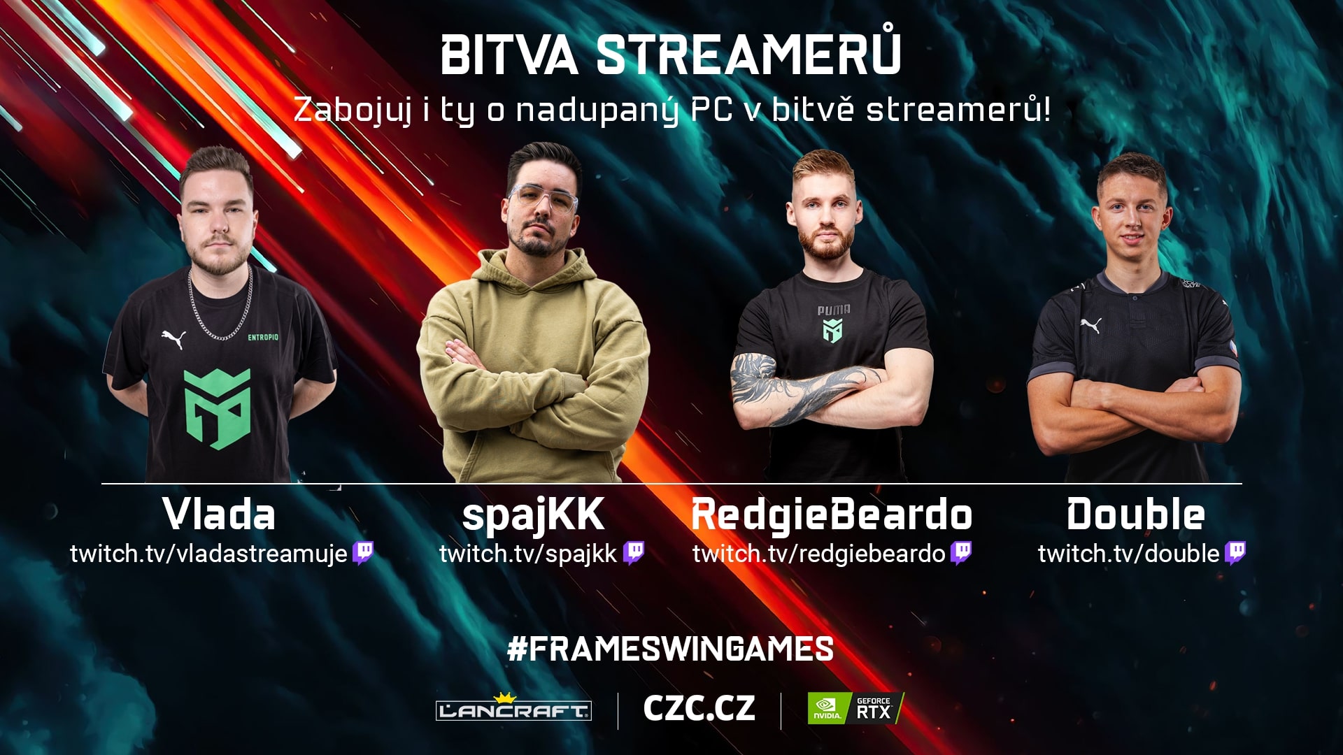 Bitva streamerů v Battlefield 2042. Zapojit se mohou i diváci