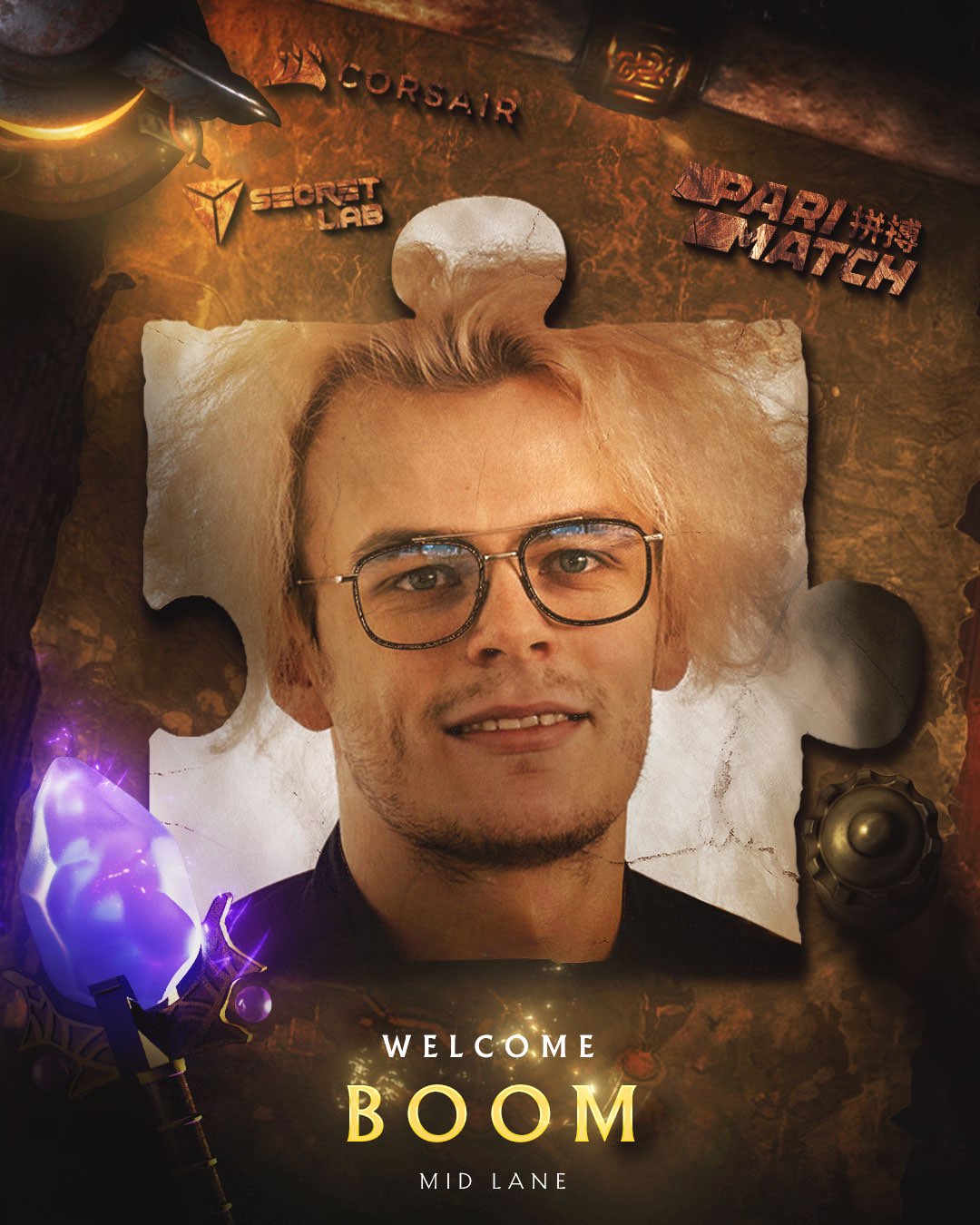 Český midař BOOM se připojil k Team Secret!