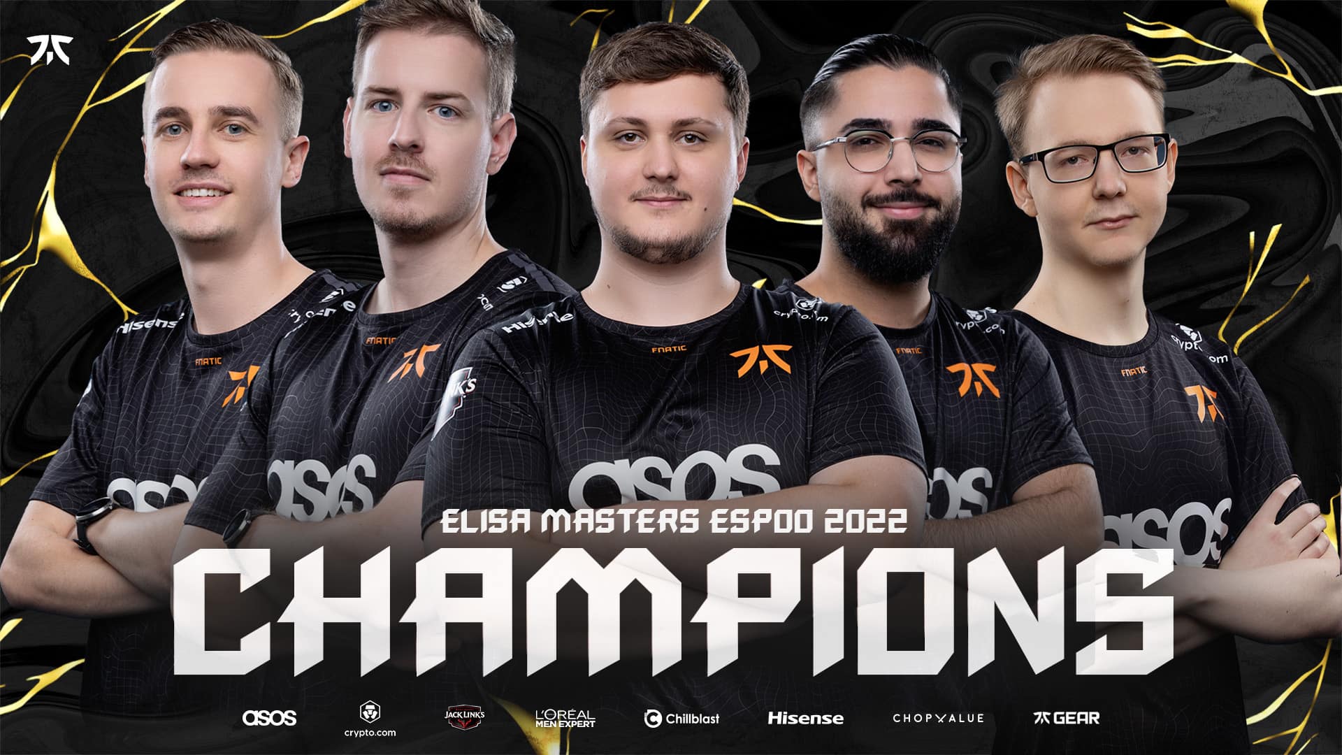Vítězem Elisa Masters Espoo se stávají fnatic! Ve finále povolili soupeři pouze 9 kol