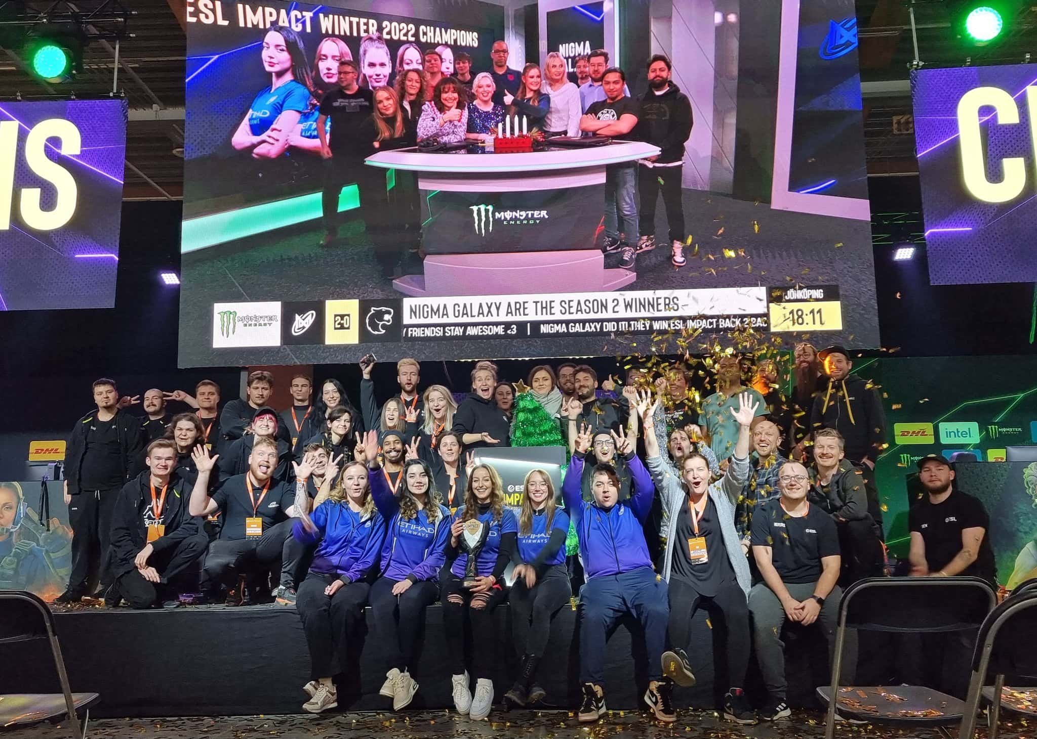 Nigma Galaxy FE se slovenskou hráčkou Kat ovládly dámský turnaj ESL Impact League Season 2