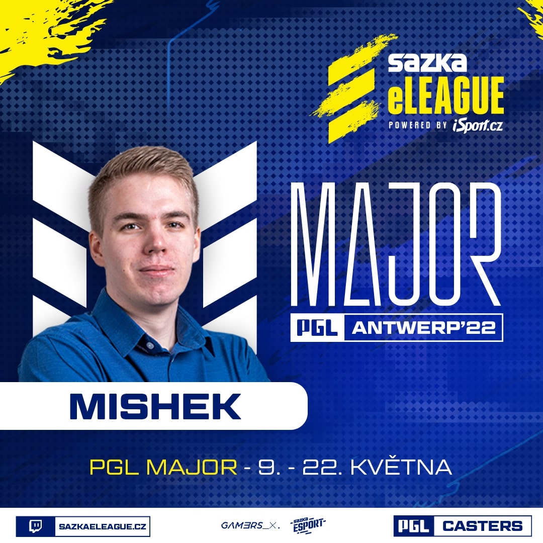Česko-slovenský talent tým pro PGL Major Antwerp: Nechybí stálice Sazka eLEAGUE, návrat Mishka