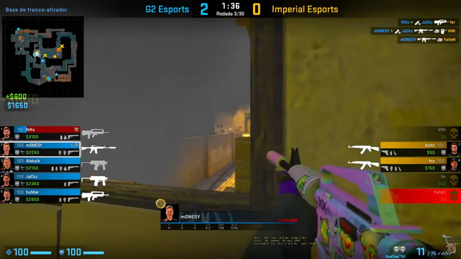 VIDEO: Využil m0NESY bug ve hře proti Imperial?
