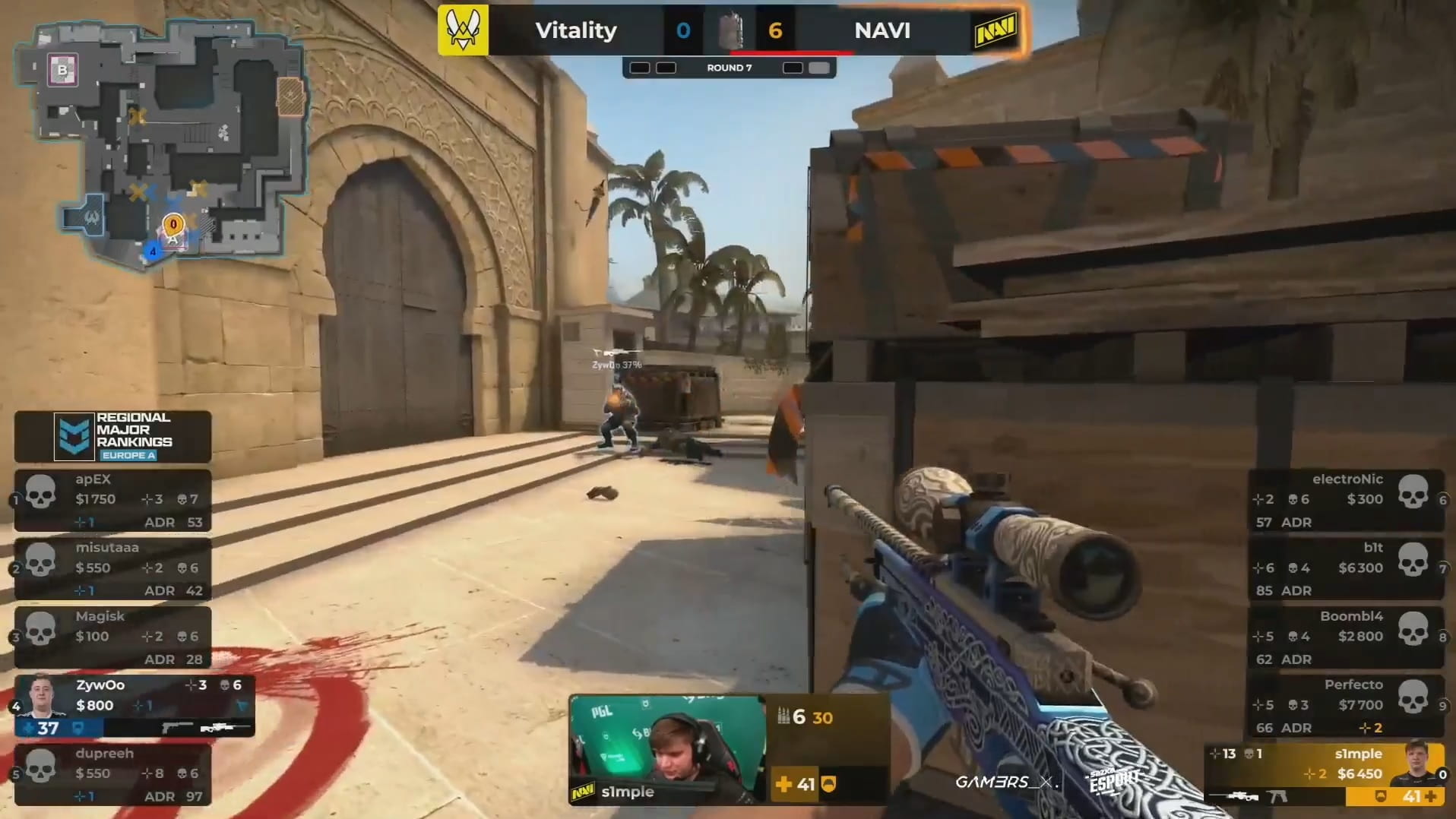 VIDEO: 1v3 a double noscope? Pro s1mpla v souboji s Vitality žádný problém