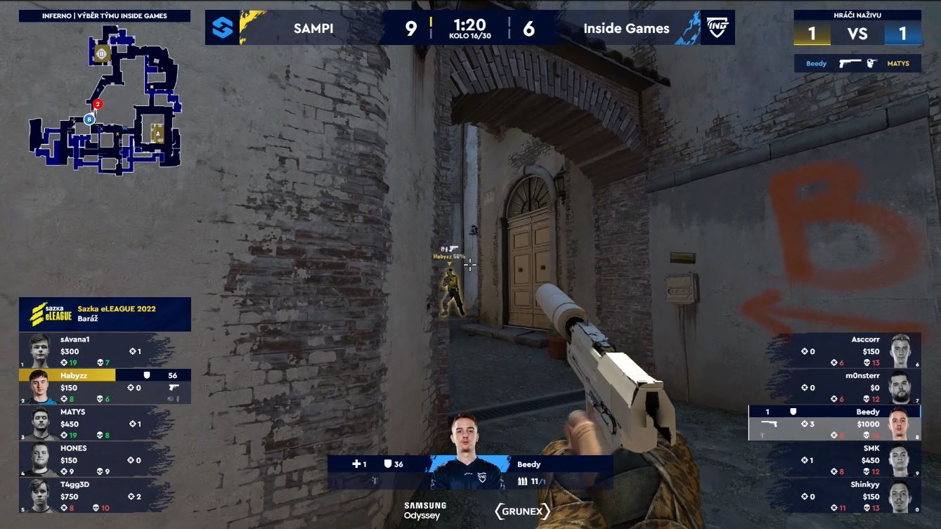 Baráž Sazka eLEAGUE: Sampi se po roce vrací do ligy