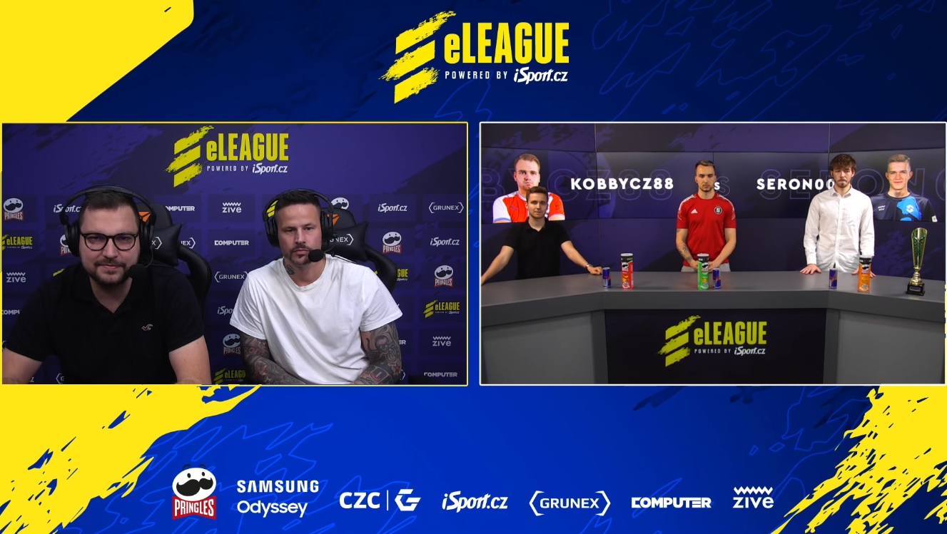 eLEAGUE FIFA 22: Do semifinále míří K1leris, Kobby, T9Laky a caster.