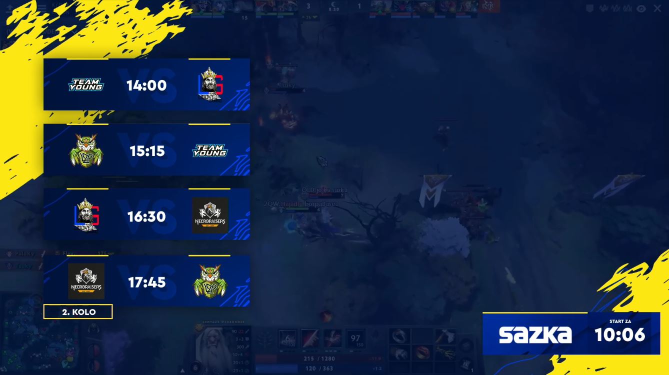 LIDOVEJ GAMING otočil oba zápasy 2. kola, Young a NR mají po výhře