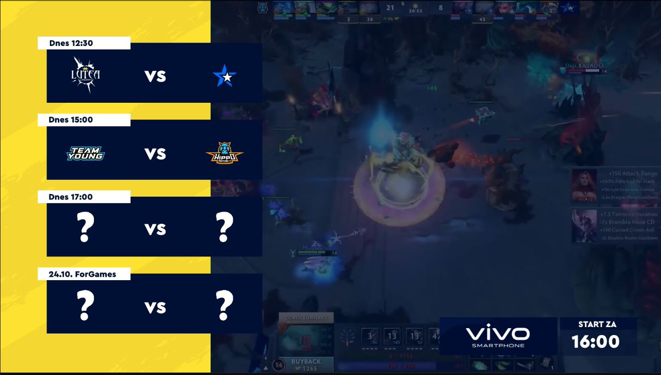 Druhý den play-off Dota 2 Sazka eLEAGUE: Hippos a eSuba postupují na FOR GAMES a do grand finále