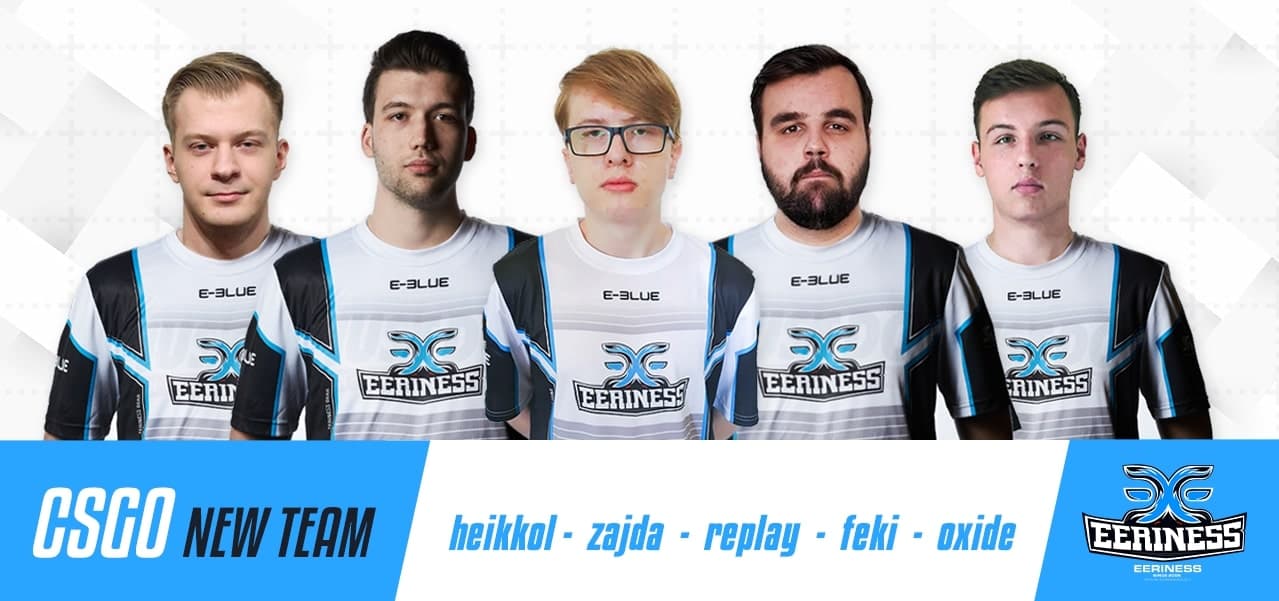 eEriness oficiálně oznamují CS:GO sestavu, nechybí ani bývalí reprezentanti