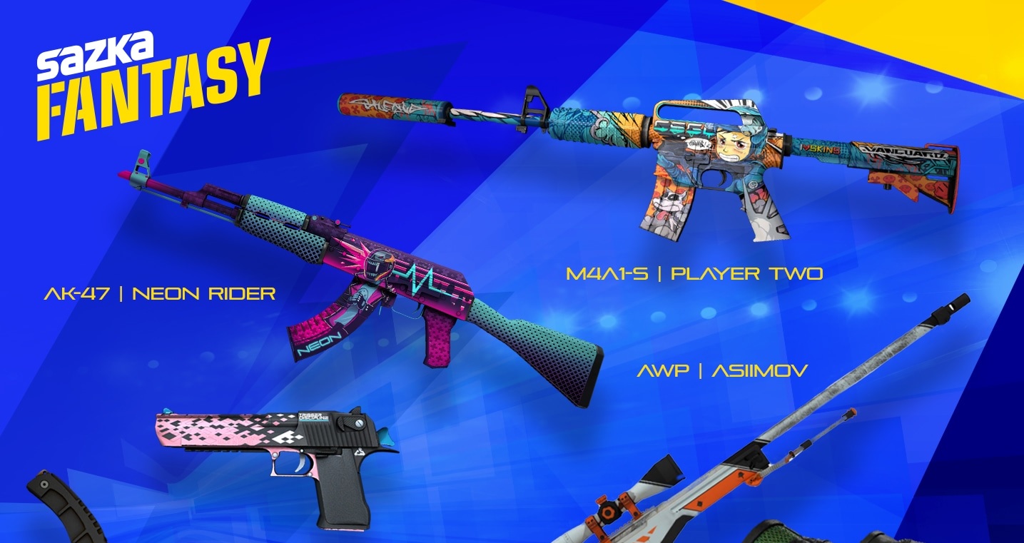 Přidej se do soutěže se Sazka Fantasy a vyhraj skiny do CS:GO