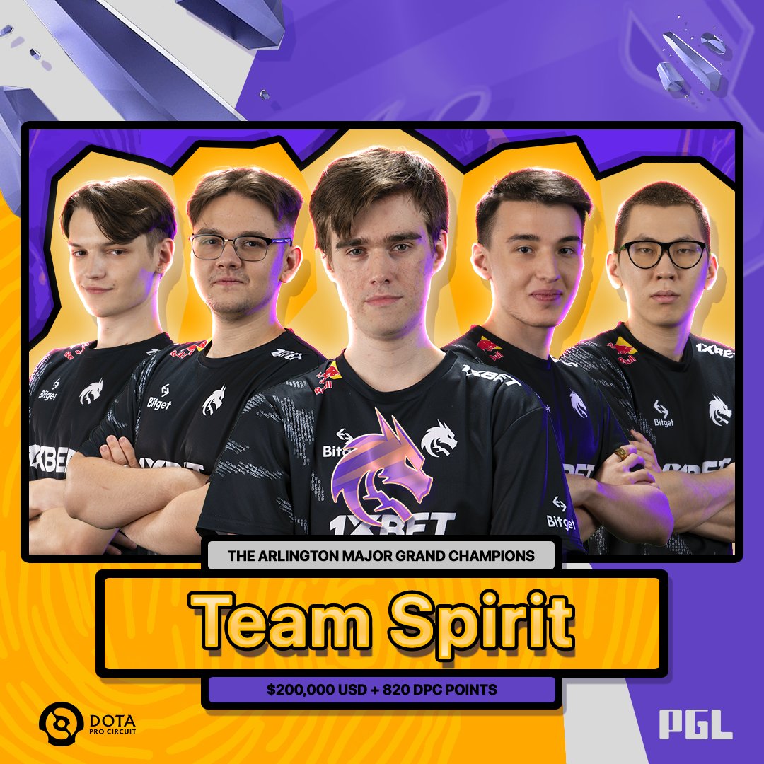 PGL Arlington Major 2022 ovládl Team Spirit, čeští a slovenští hráči si zajistil účast na TI 2022!