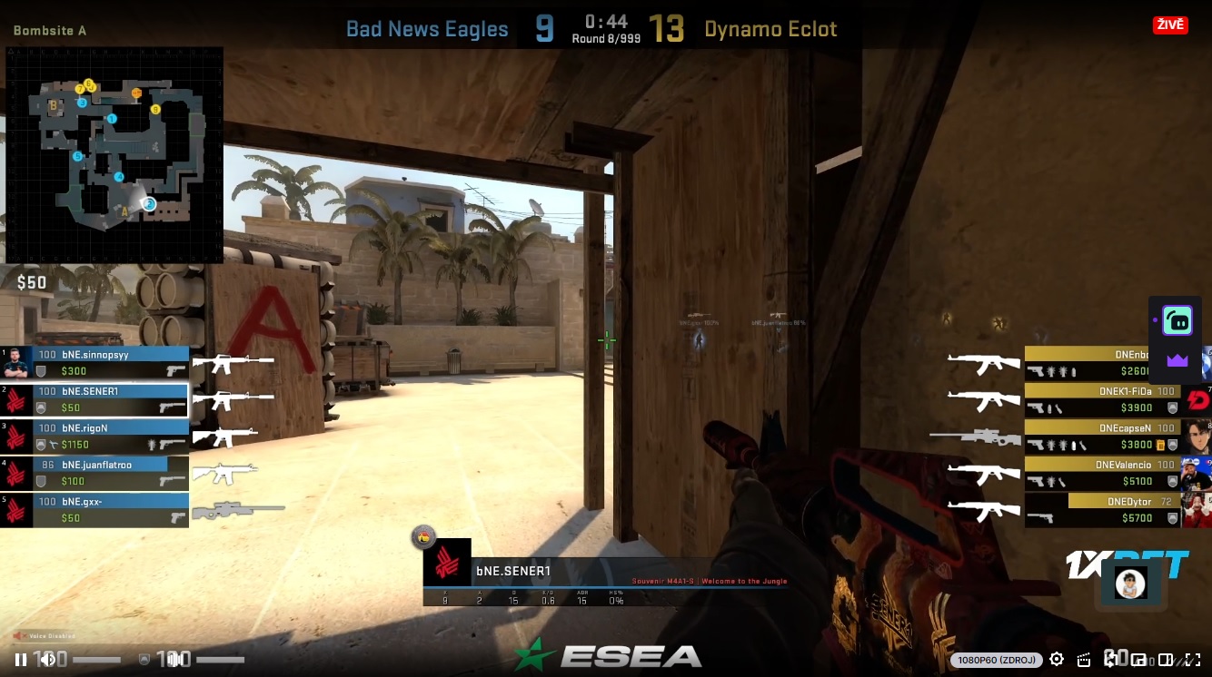 Baráž ESL Challenger League: Dynamo Eclot zahodilo skvěle rozjetý zápas s BNE a končí