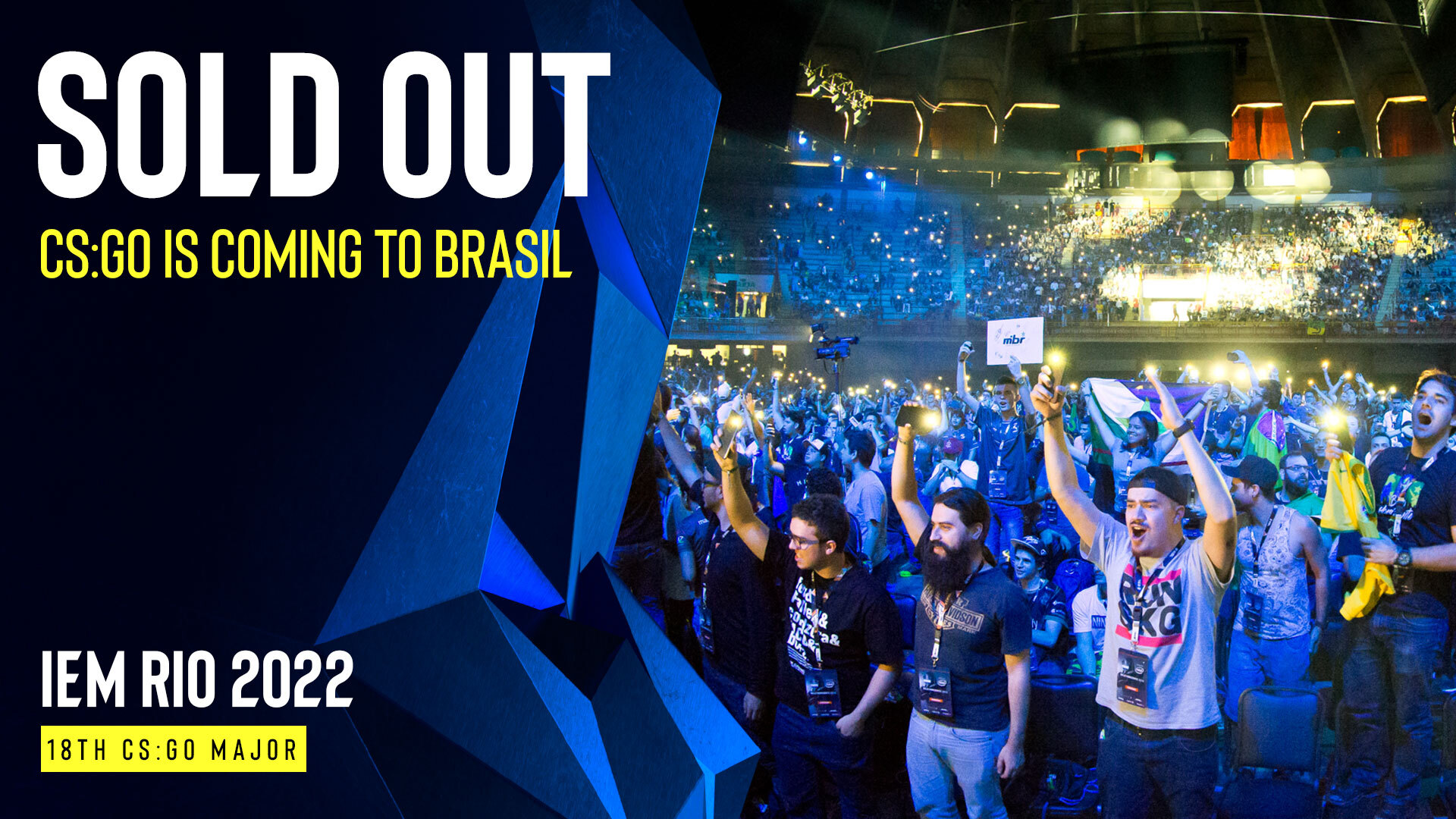 ESL hlásí vyprodaný brazilský Major za 60 minut. „Fotbalový stadion nebo nejedu,“ odvětil s1mple