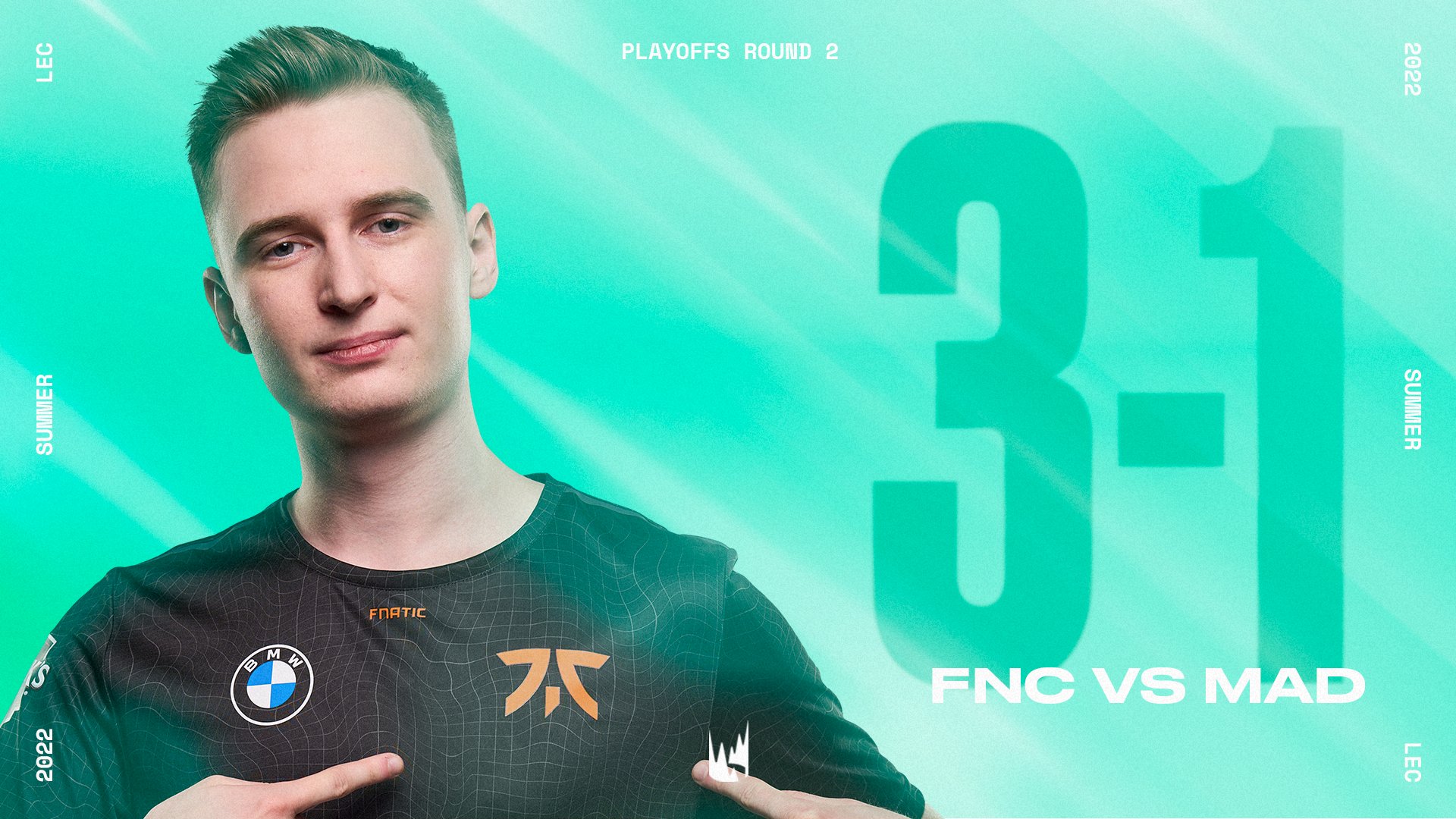 Fnatic jsou v semifinále LEC, pro MAD Lions play-off končí