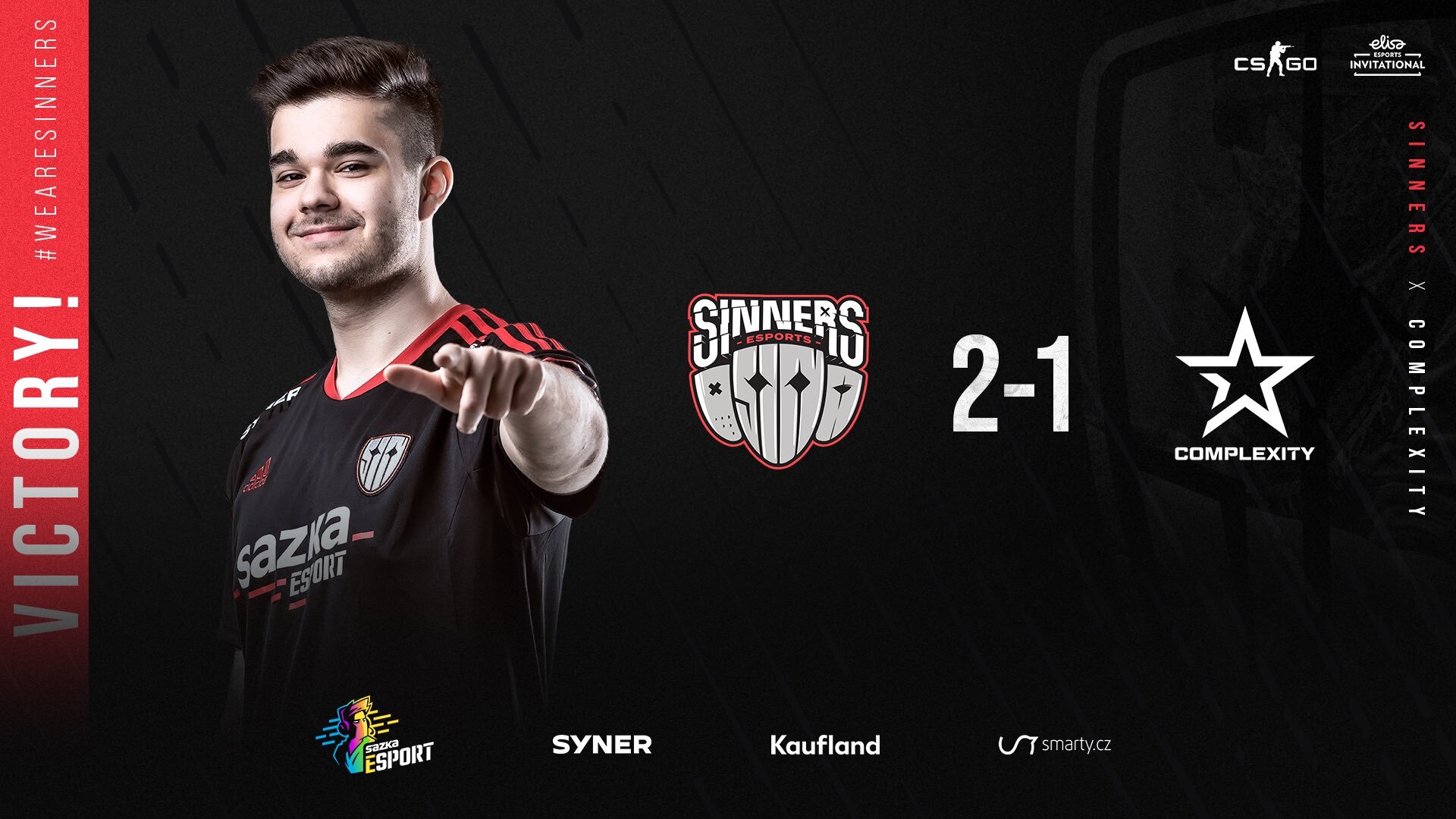 SINNERS přemohli Complexity a jsou v semifinále Elisa Invitational Spring
