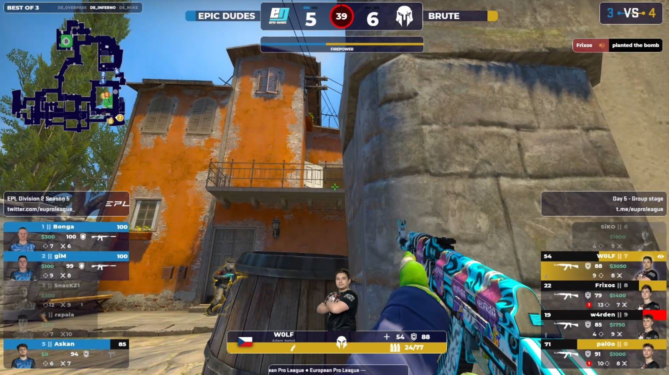 EPL Division 2: ENTERPRISE a Dynamo Eclot čekají decider zápasy, BRUTE končí