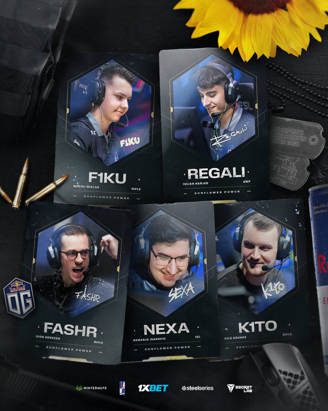 OG Esports potvrdili novou sestavu. Vrací se nexa, přidává se FASHR, k1to a regali