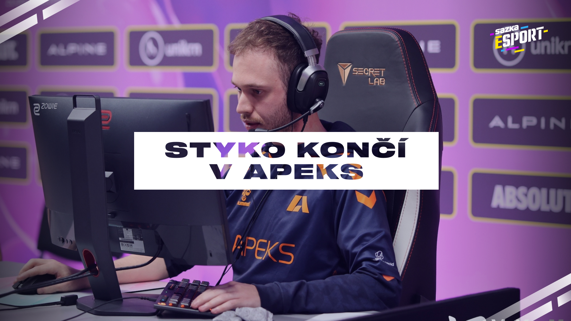 STYKO končí v Apeks, organizace mu neprodloužila kontrakt