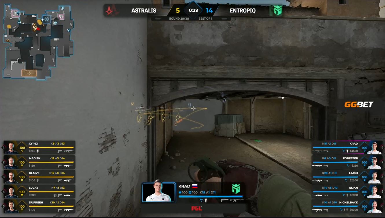 PGL Major: Po prvním dnu jsou nad propastí Astralis, milým překvapením je CPH Flames
