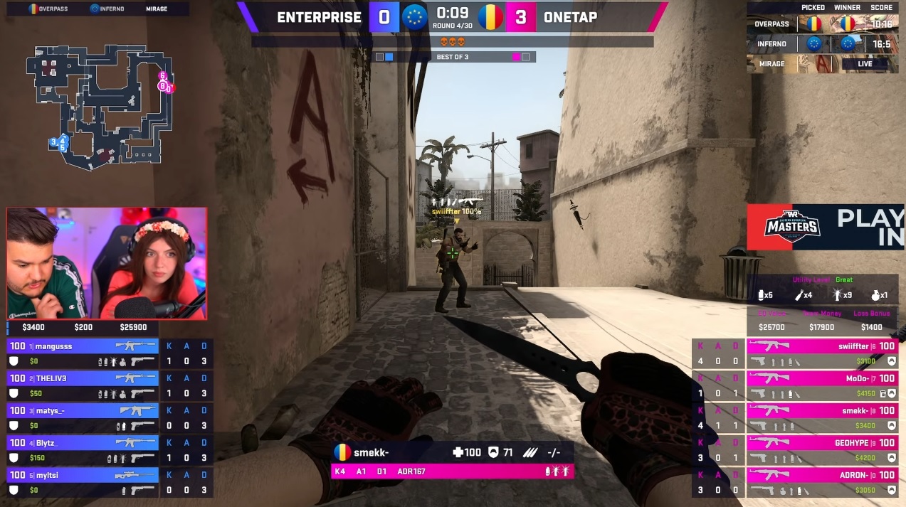 Konec v posledním kole. ENTERPRISE neprošli do TWR BLAST kvalifikace přes OneTap