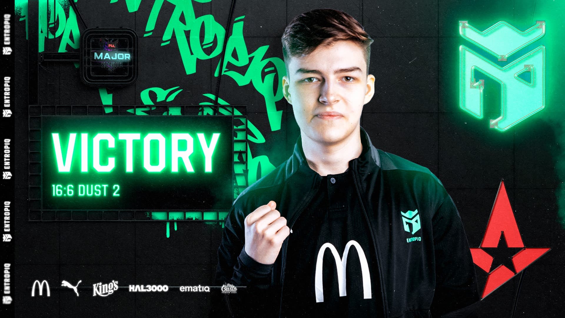 VIDEO: Entropiq porazili na PGL Major Astralis a padli s BIG