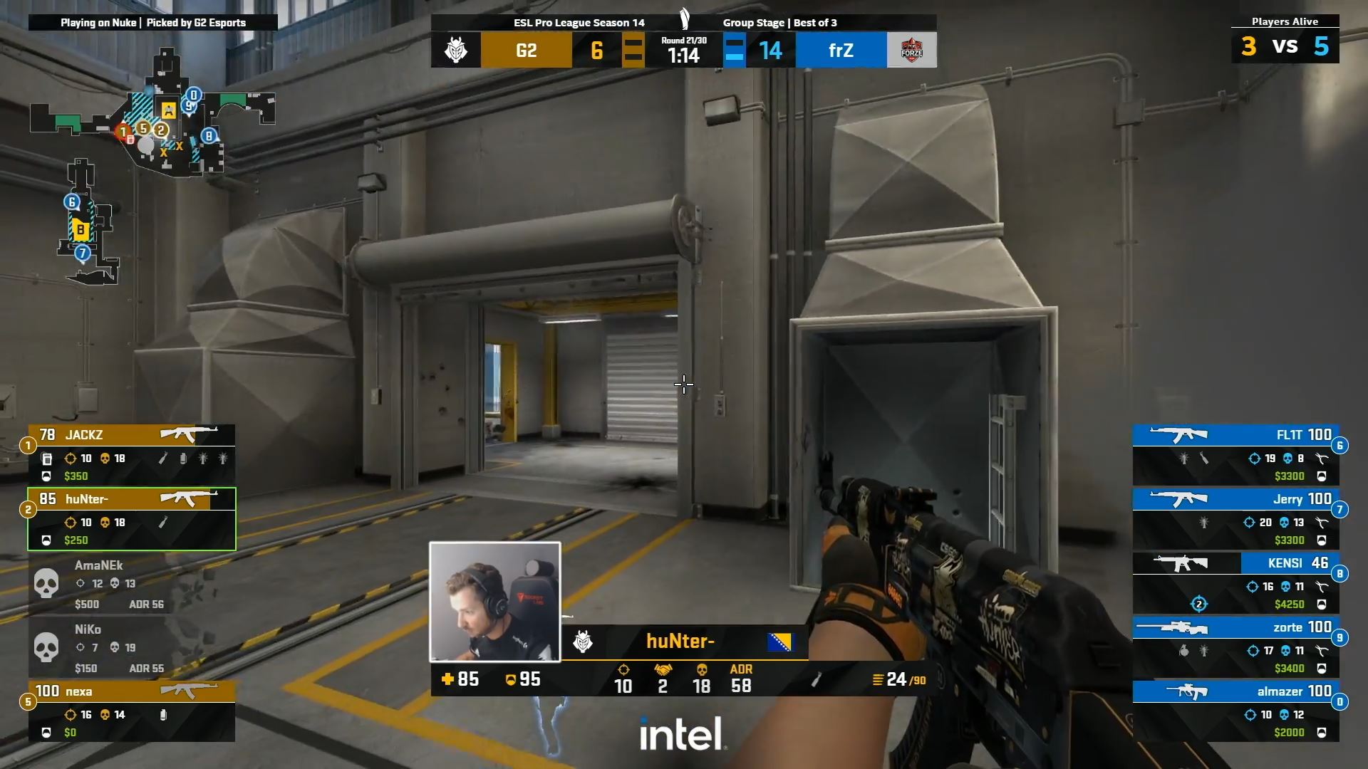ESL Pro League: G2 SINNERS nepomohli. Pád světové trojky bude po 4. porážce výrazný