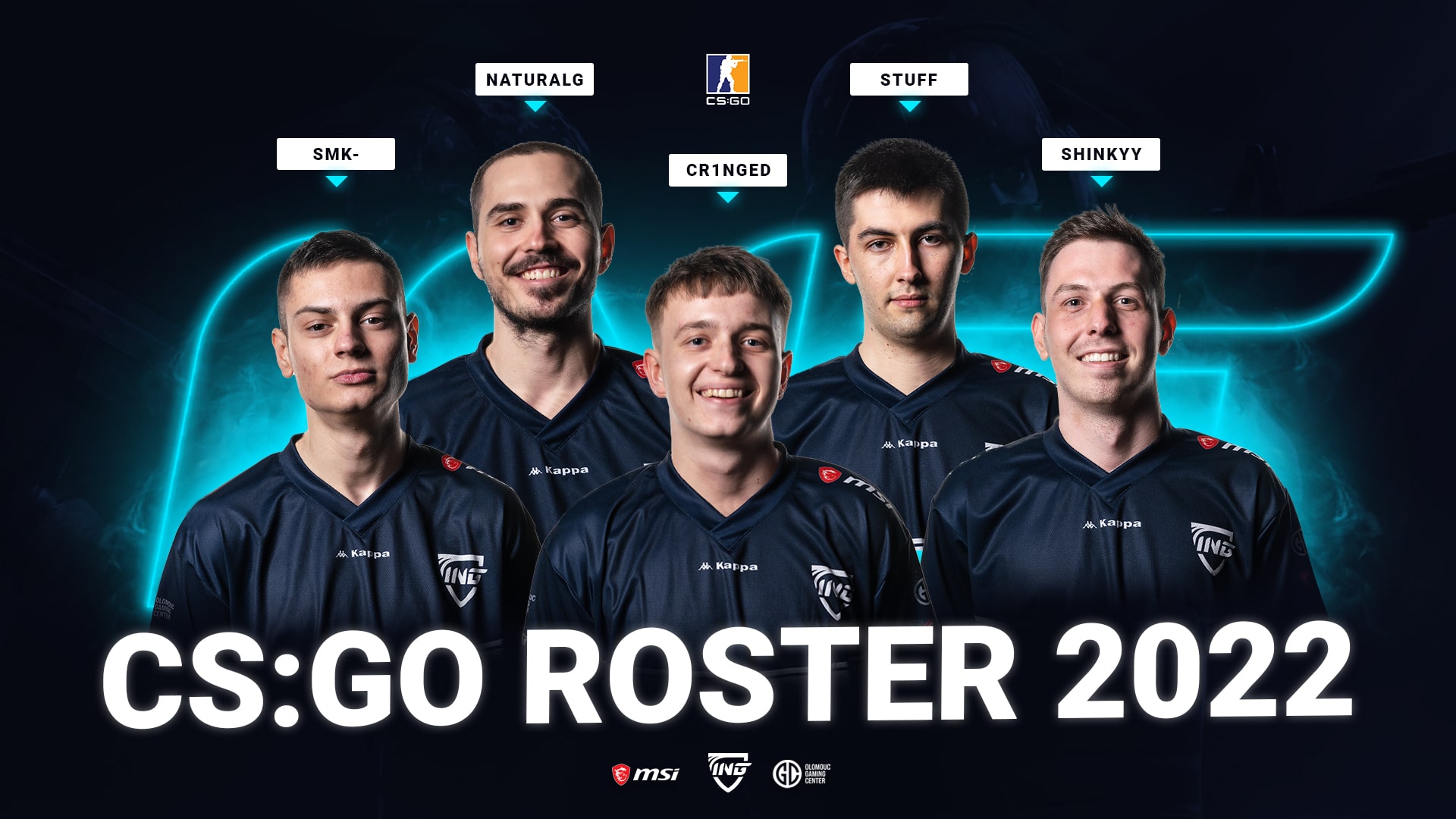 Inside Games "loupili" v GLORE! Organizace přetáhla kompletní CS:GO sestavu