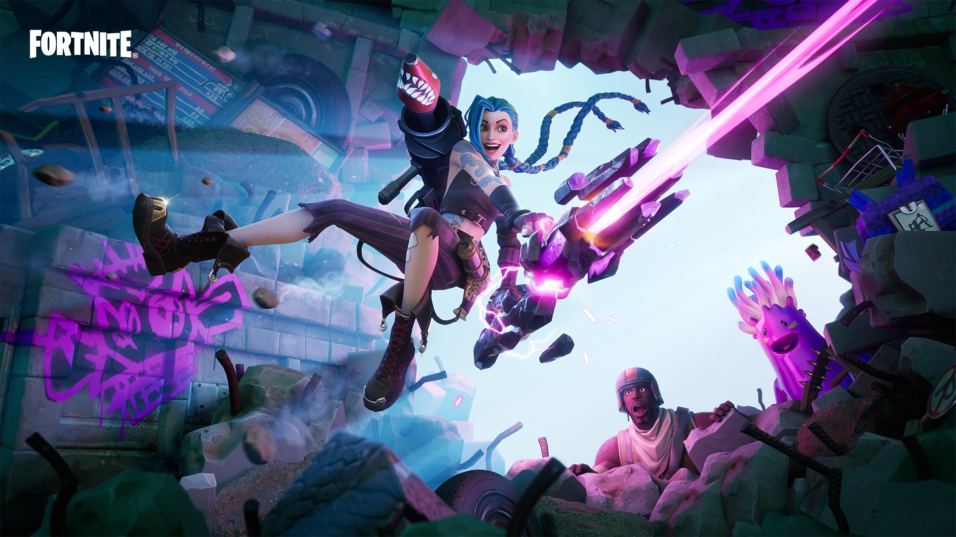 Postava Jinx z League of Legends ve hře Fortnite? Velká kolaborace dvou titulů je venku