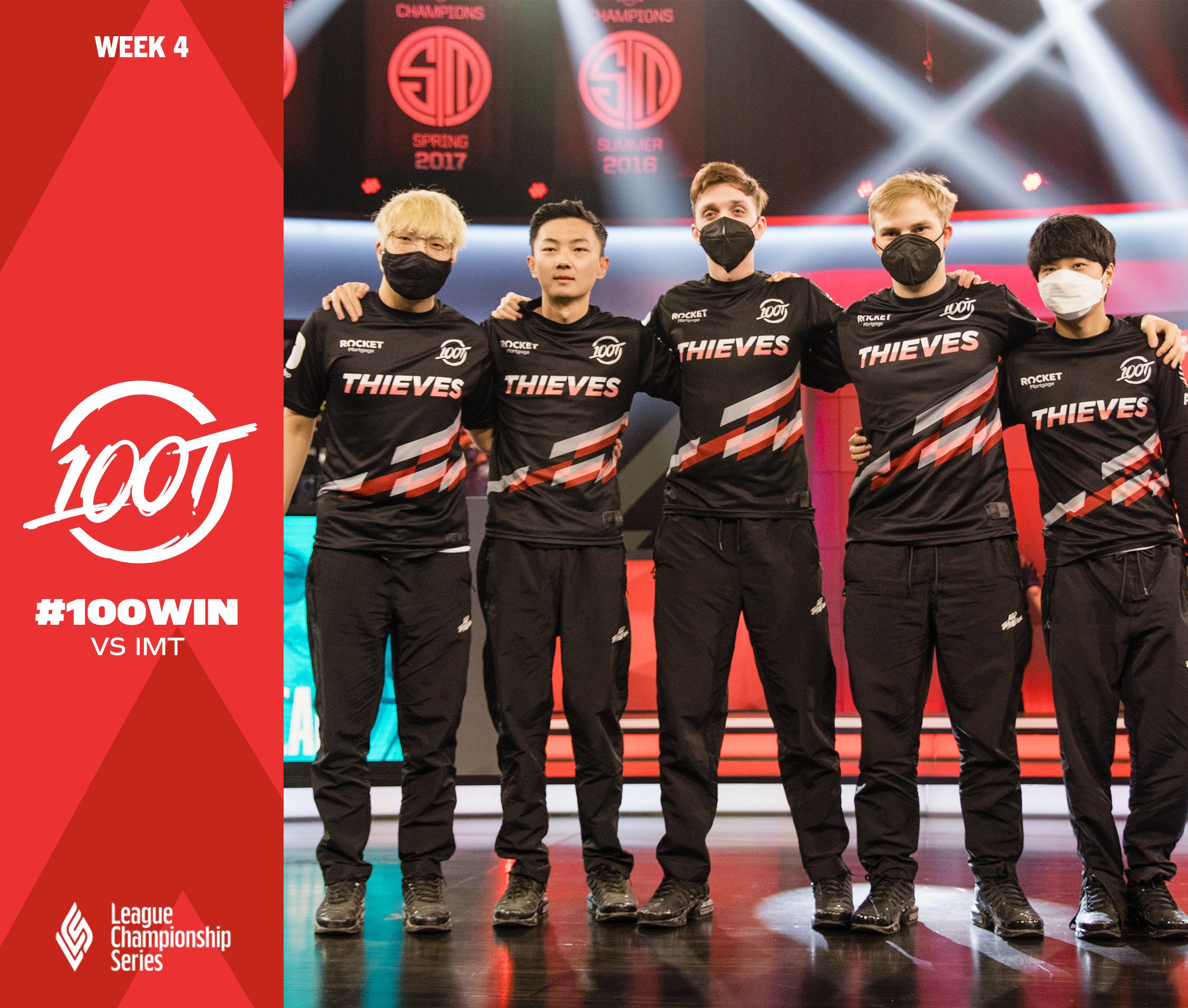 LCS Week 4: 100 Thieves jdou do čela tabulky, Dardoch skončil v Dignitas
