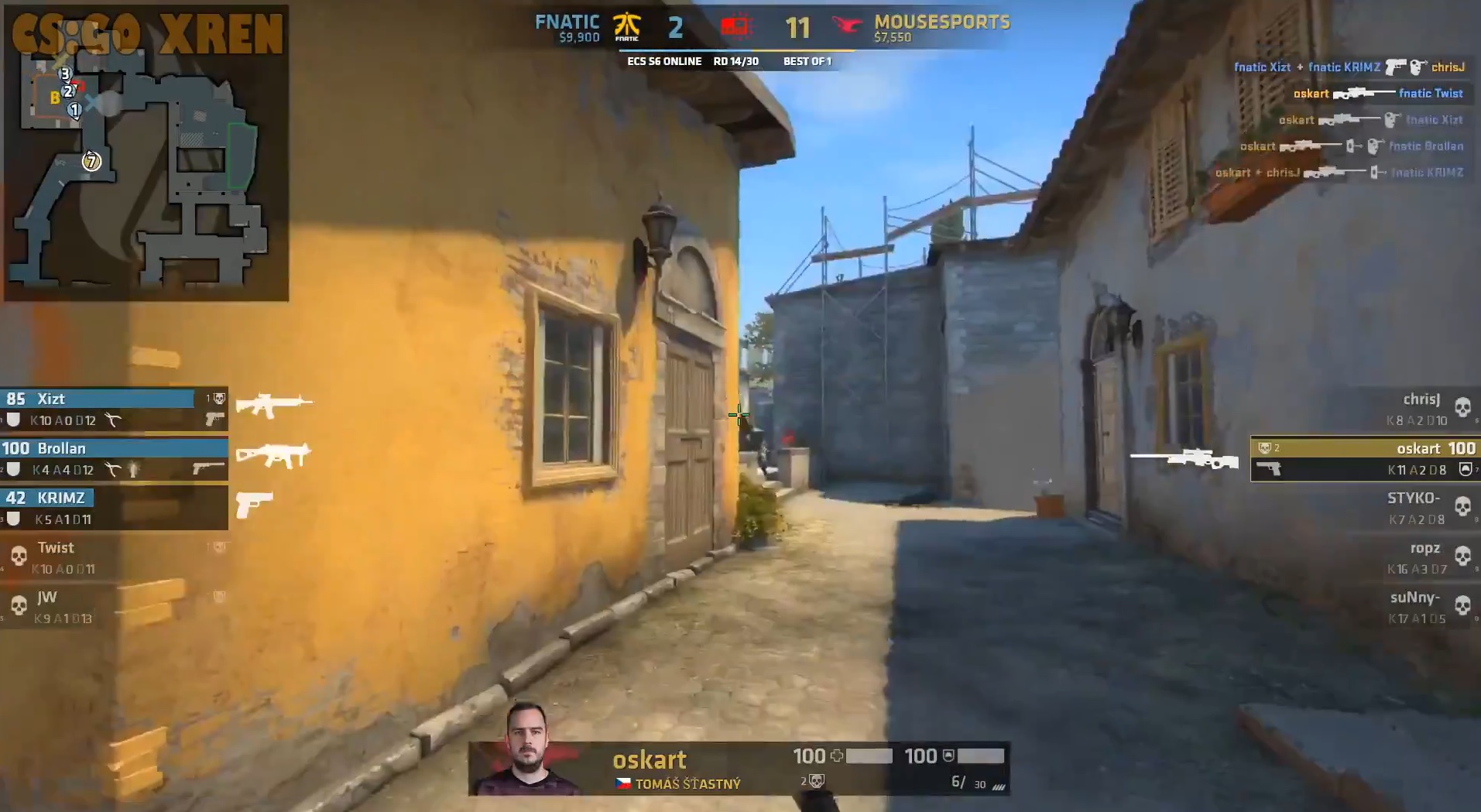 VIDEO: Pamatujete legendární 1v4 od oskara proti fnatic?