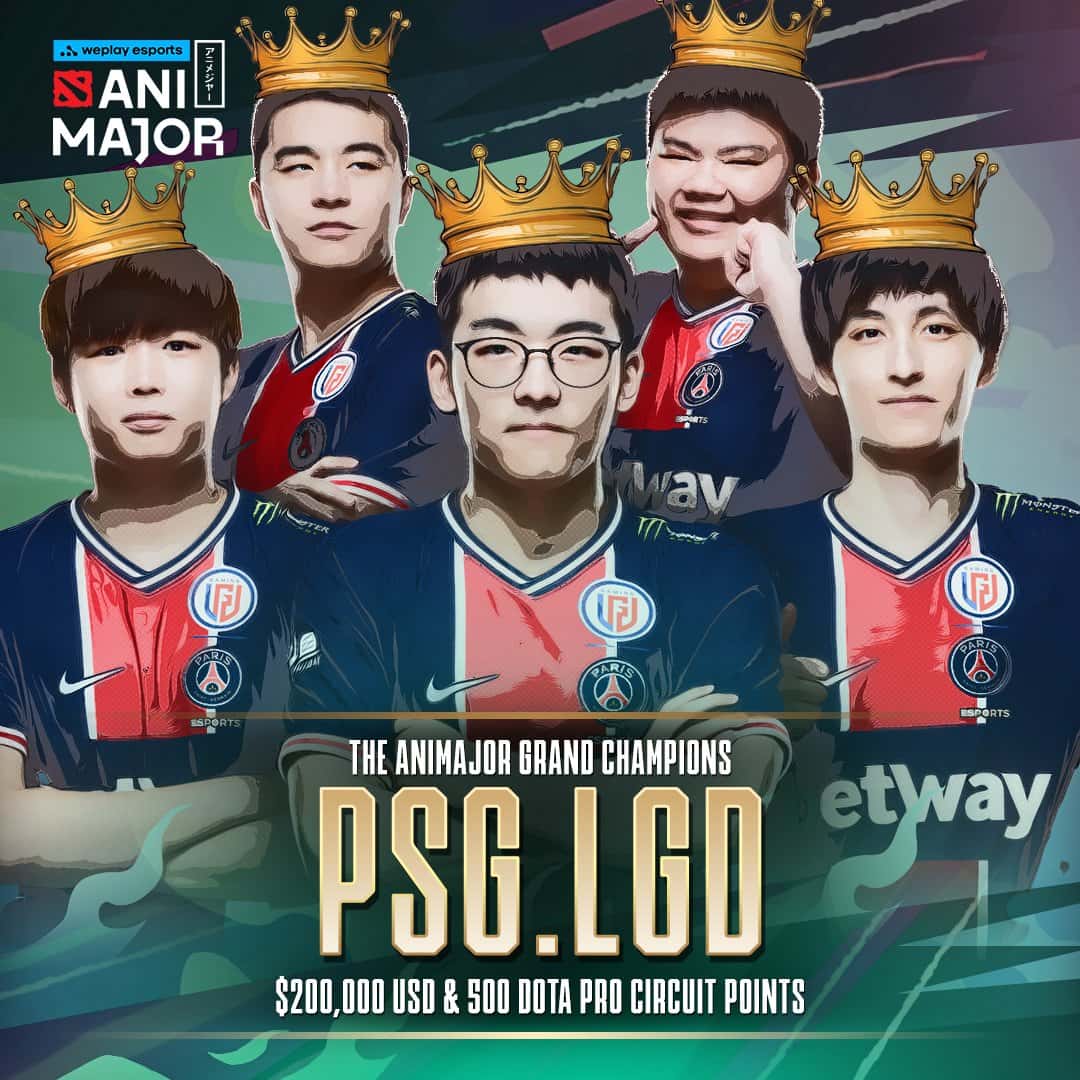 WePlay AniMajor zná svého vítěze: Neporazitelnost PSG.LGD vydržela až do samotného konce