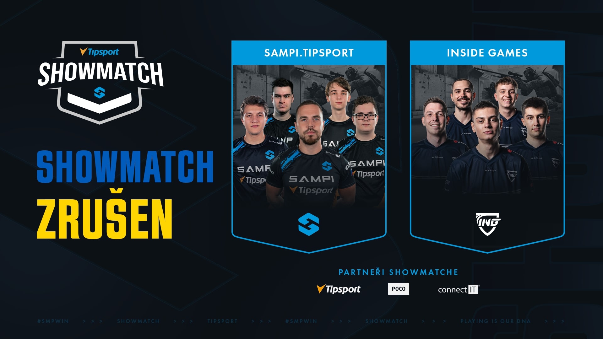 Esport reaguje na situaci na Ukrajině. Domácí týmy vyjadřují podporu, Sampi zrušili showmatch