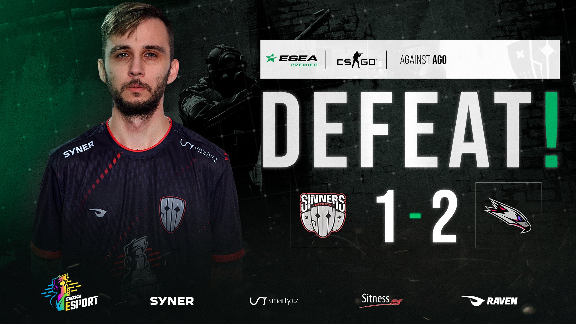 ESEA Premier: V souboji vítězů posledních ročníků byli úspěšnějí polští hráči AGO. SINNERS padli 1:2