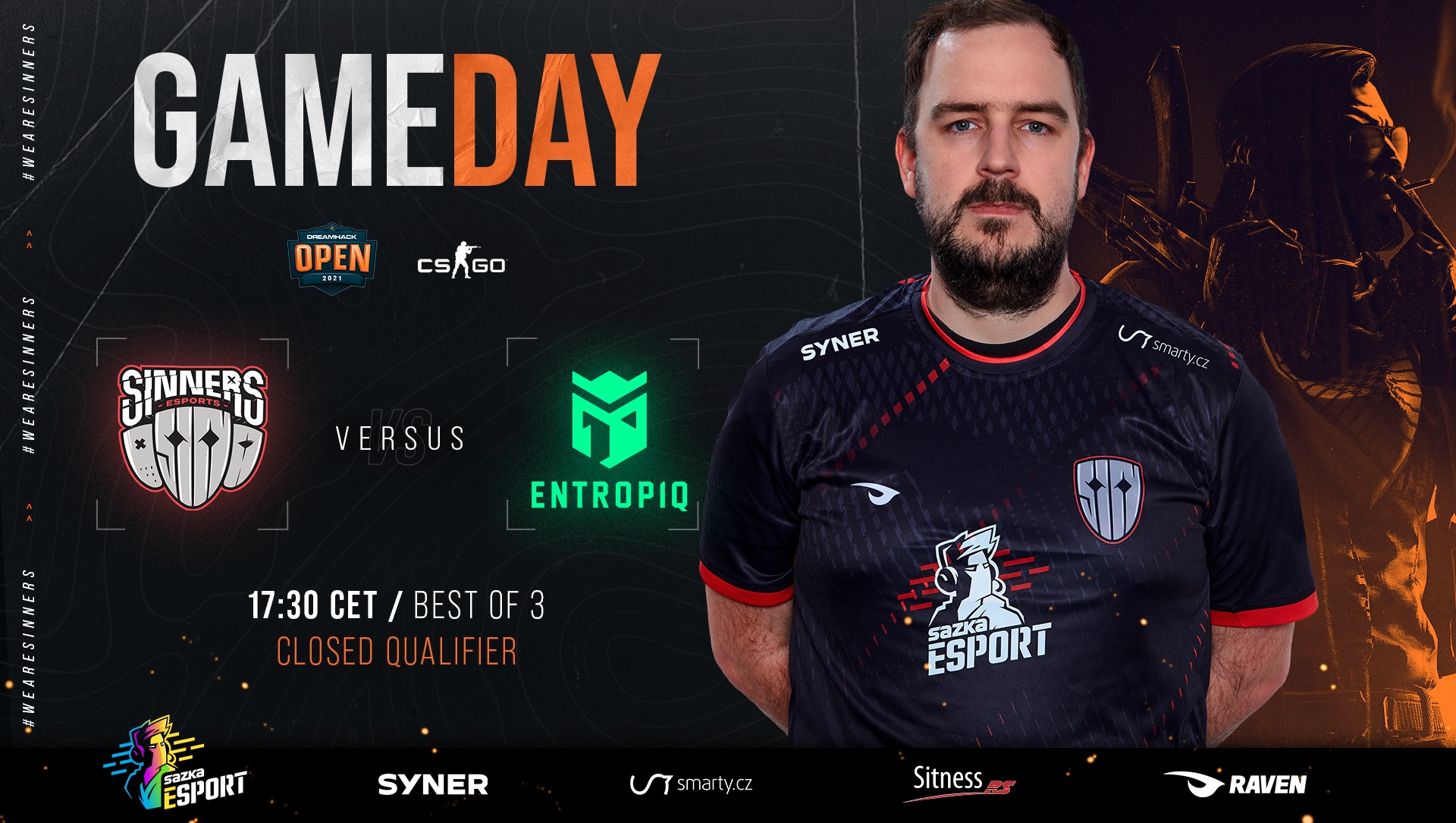 SINNERS v LB DreamHack kvalifikace porazili Entropiq! Hlavní event je stále ve hře