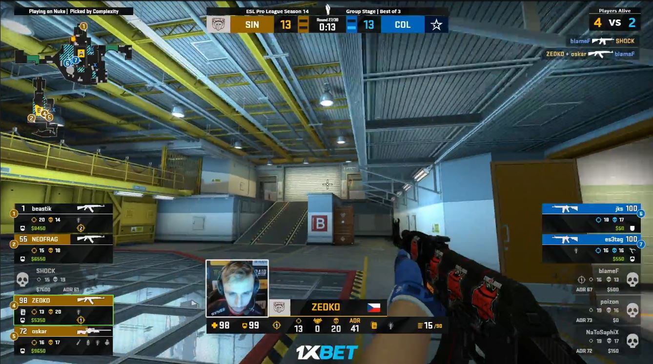 Souhrn: SINNERS padli s Complexity 0:2! ESL Pro League Group B Day 2