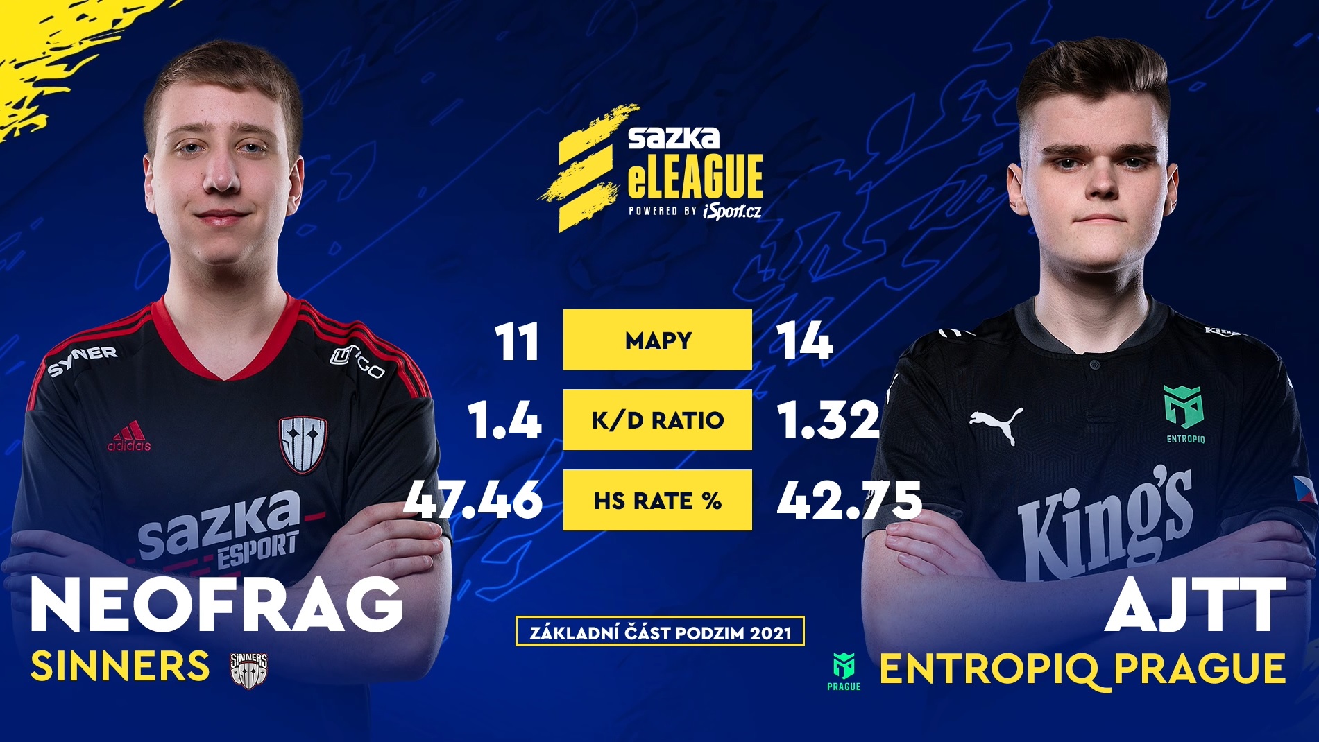 Sazka eLEAGUE 1. kolo: NEOFRAG táhl SINNERS, eSuba překvapila ENTERPRISE, DNE smetli IG