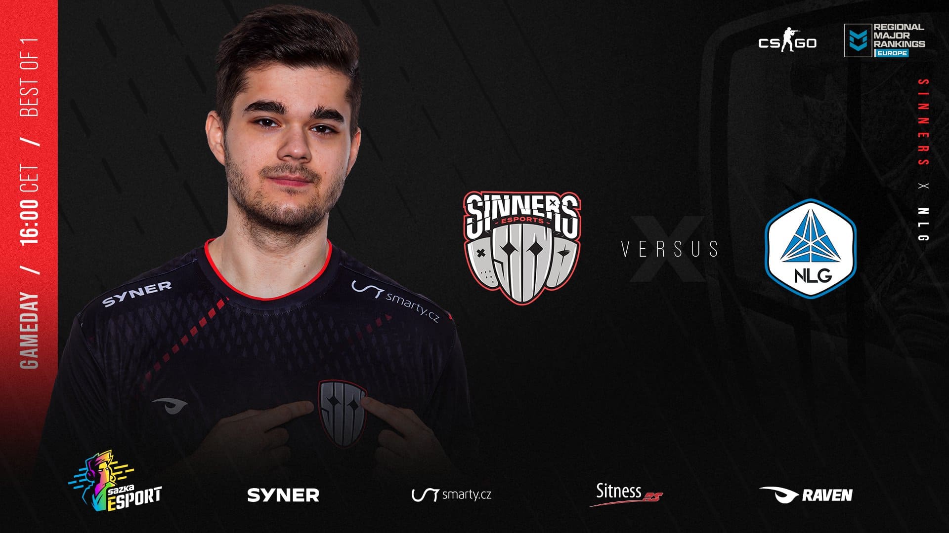 2 zápasy od rumunské PGL RMR akce. Kdy a kde sledovat a fandit SINNERS nebo oskarovi?