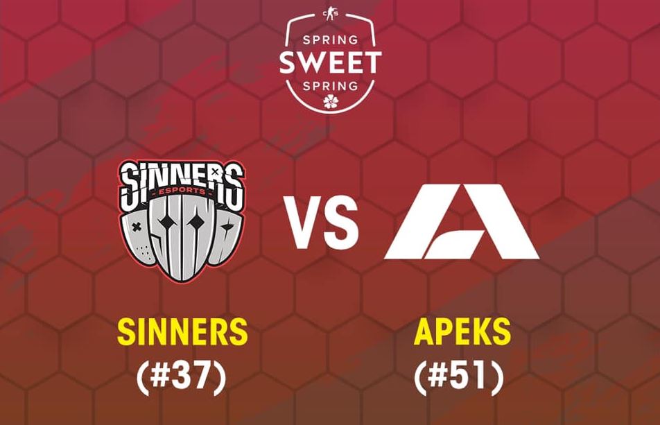 Souhrn: SINNERS porazili Apeks 2:0 a jsou blízko play-off