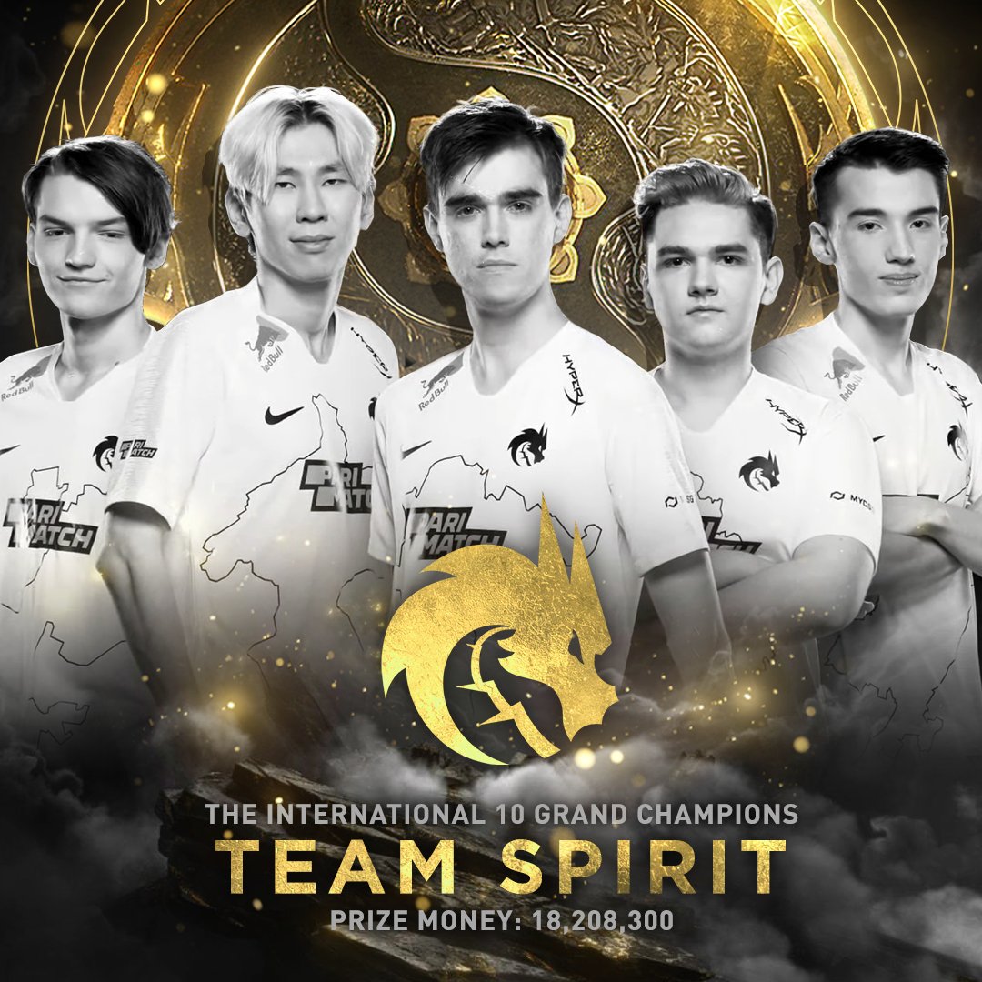 The International 10 senzačně ovládl Team Spirit
