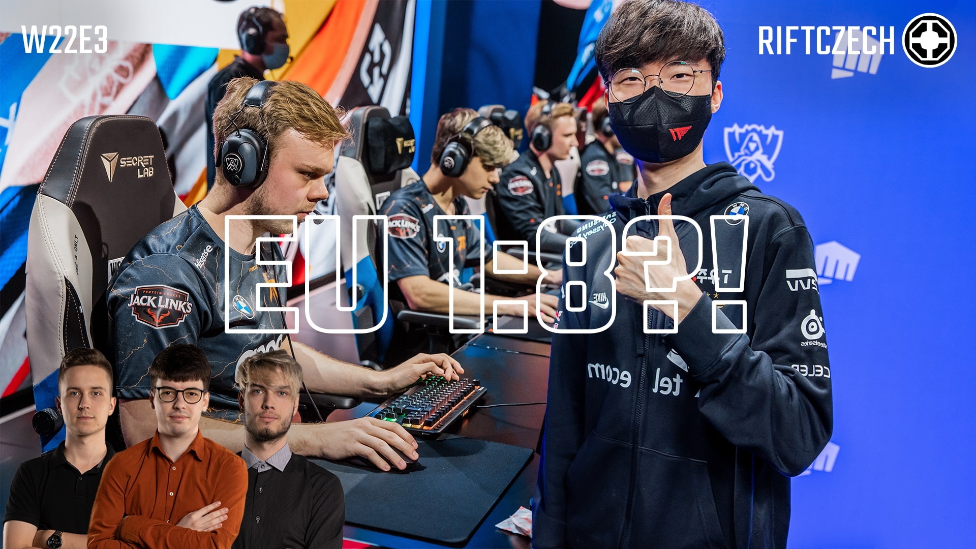 Pád Evropy zpět na zem a korejská dominance v novém díle RIFTCZECH